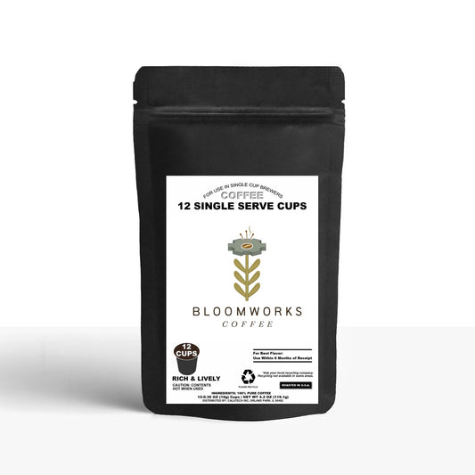 12 Pack Single Serve Coffee Capsules