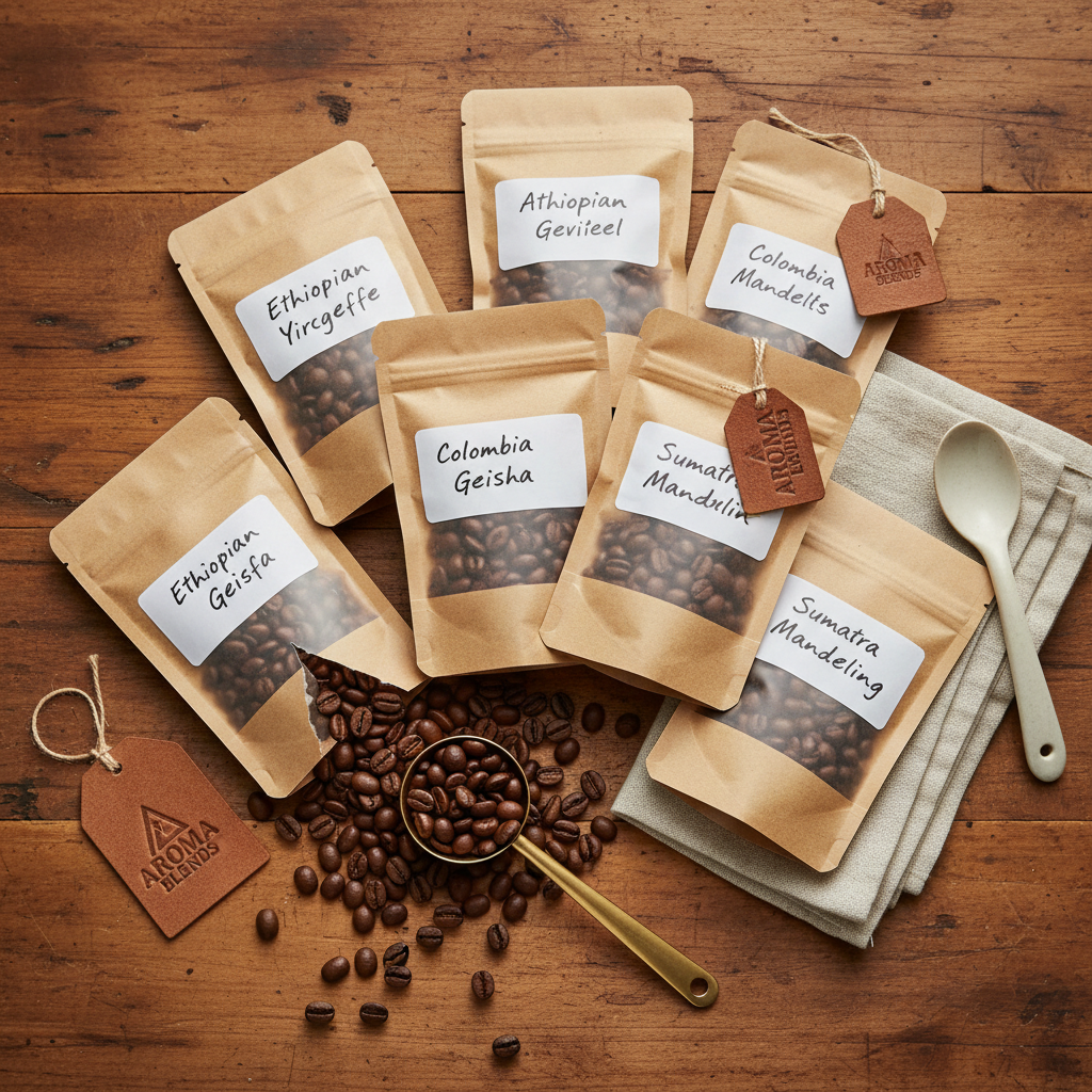 Best Sellers Sample Pack: 6Bean, Cowboy, Breakfast, Peru, Mexico, Bali